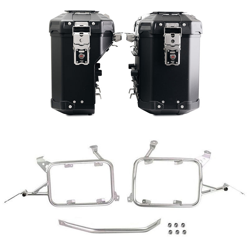 BMW R 1250 GS LC Rad [2019-2023] - Atlas Aluminium-Taschenpaar 39L + 32L + Taschenrahmen Aluminium R1200GS LC - R1250GS & ADV