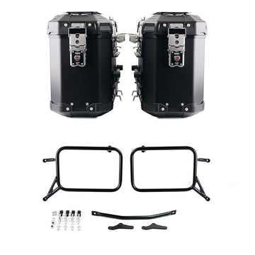 BMW R 1150 R [2000-2006] - Atlas aluminum bag pair 39L + 39L with bag frame