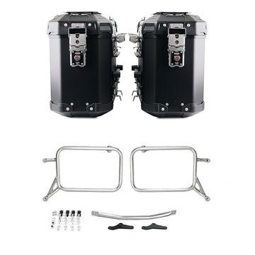 BMW R 1150 R [2000-2006] - Atlas aluminum bag pair 39L + 39L with bag frame