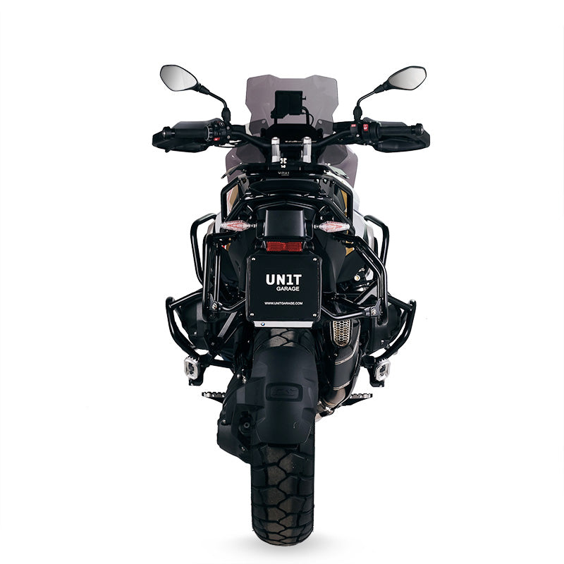 BMW R nineT 1200 Scrambler [2016-2023] - Atlas Aluminium-Seitenkoffer-Set 48L+41L + Rahmen für Taschen aus Aluminium Atlas