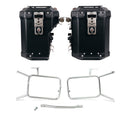 BMW R nineT 1200 Urban G/S (niedriger Auspuff) [2017-2023] - Atlas Aluminium-Seitenkoffer-Set 48L+41L + Rahmen für Taschen aus Aluminium Atlas NineT