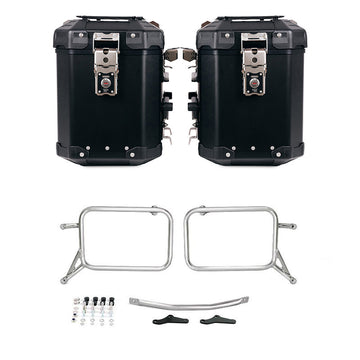 BMW R 1150 R [2000-2006] - Atlas aluminum side case set 48L + 48L with bag frame