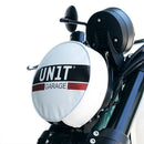 BMW R nineT 1200 Roadster [2014-2023] - Scheinwerferabdeckung aus Leder mit Logo