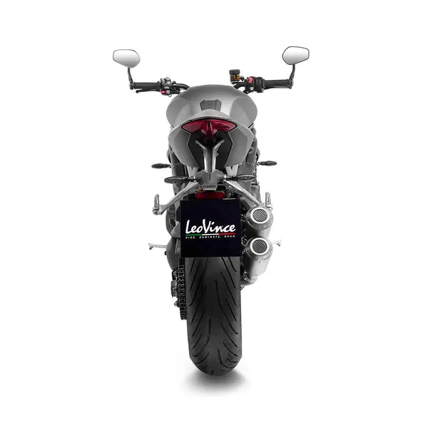 Triumph Speed ​​Triple 1200 RS [LEOVINCE] – LV-10 slip-on silencer made of stainless steel