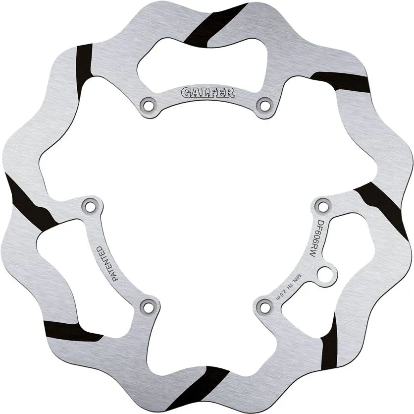Husqvarna Wr 125 [1972-1974] - BRAKE DISC FIXED WAVE GROOVED OVERSIZE – Picture 1