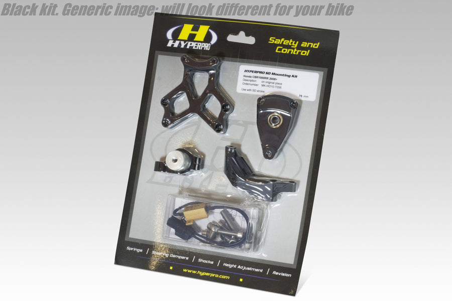Bmw S 1000 XR, S 1000 XR ESA [HYPERPRO] – Lenkungsdämpfer-Montagesatz, Schwarz (MK-BM10-O003-B)