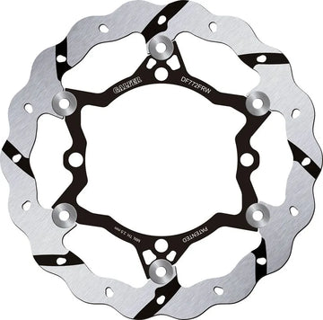 Sherco 5.1 510 I Supermoto [2008] - floating wave brake disc, grooved – picture 1