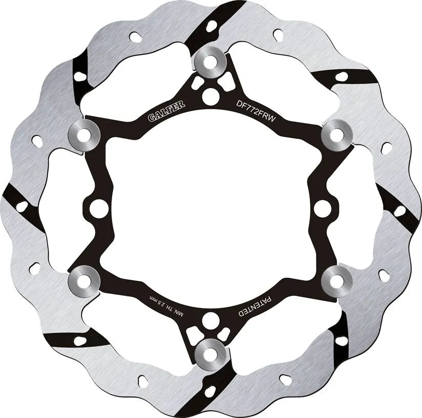Sherco 2.5 250 [2004-2006] - floating wave brake disc, grooved – picture 1