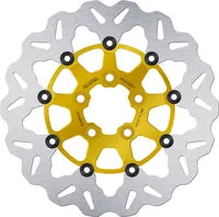 Harley-Davidson XL 883 C Sportster Custom [2010] - floating wave brake disc - surface: orange, silver, stainless steel - picture 8
