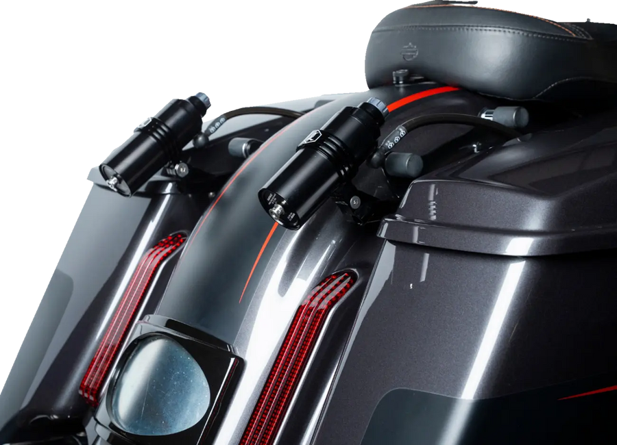 Harley-Davidson FLTRXSE 1977 Road Glide CVO 121 [2025] - REVO ARC Billet Remote Reservoir Außenhalterungen – Bild 2