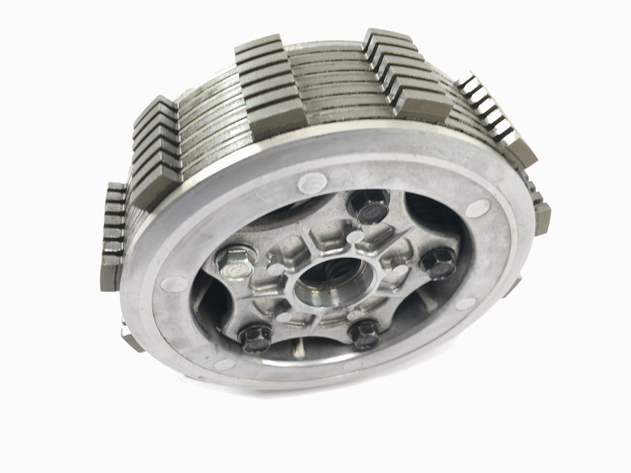 Honda XRV 750 Afrika Twin RD04 [1990] - Clutch inner basket with friction disks and steel disks