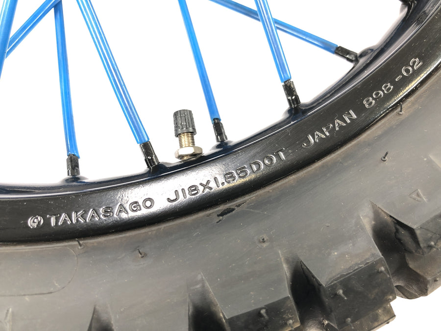 Yamaha DT 125 R DE03 [2000] - wheel set rims front 1.60 x 21" rear 1.85 x 18"