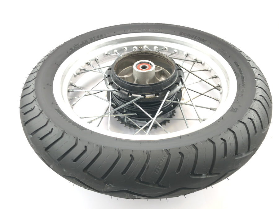 Kawasaki W 650 EJ650A [1999] - rear wheel rear wheel rim spoke wheel 2.75 x 18"