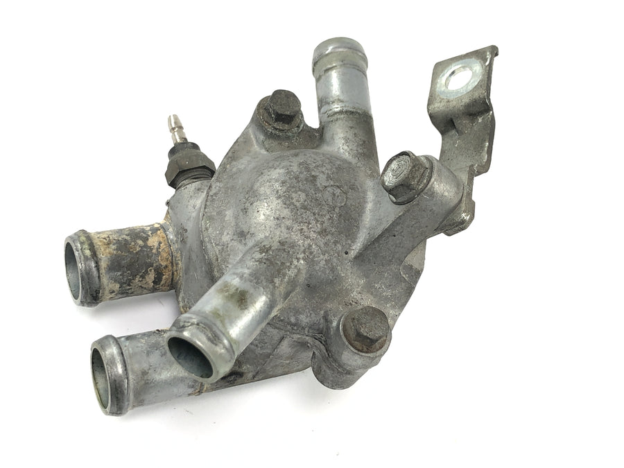 Honda XRV 750 Africa Twin RD04 [1992] - Coolant thermostat Coolant thermostat housing Coolant distributor Water distributor