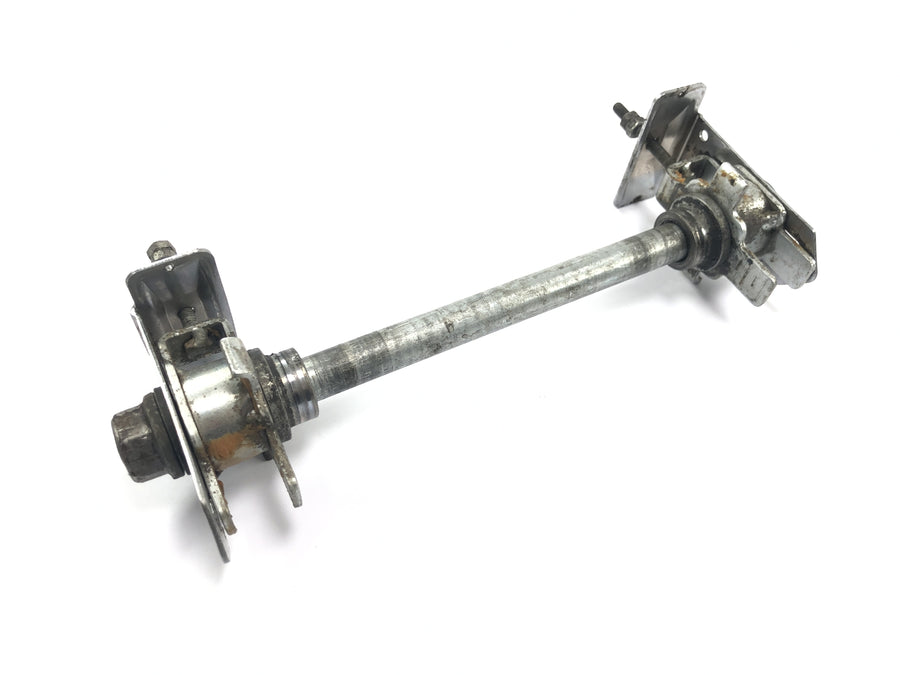 Honda NSR 125 JC20 [1991] - Rear axle thru axle with chain tensioner