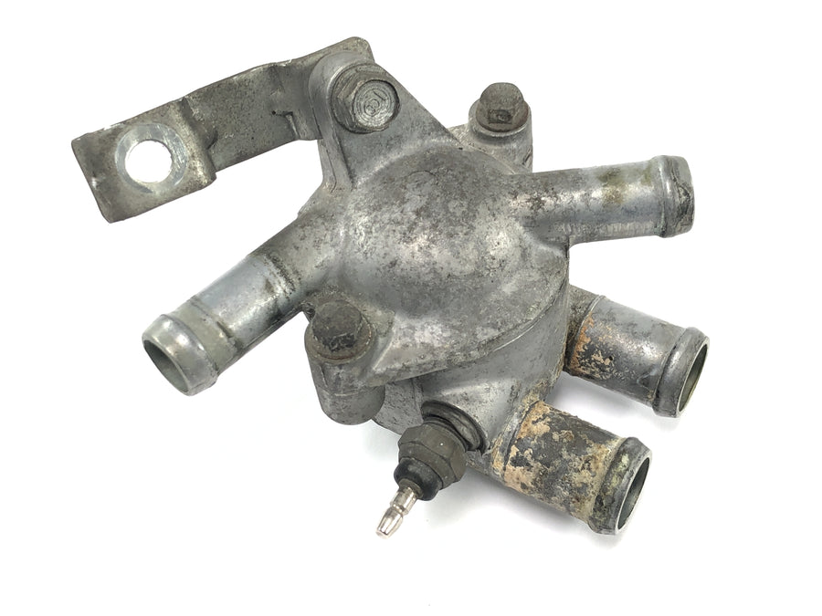 Honda XRV 750 Africa Twin RD04 [1992] - Coolant thermostat Coolant thermostat housing Coolant distributor Water distributor