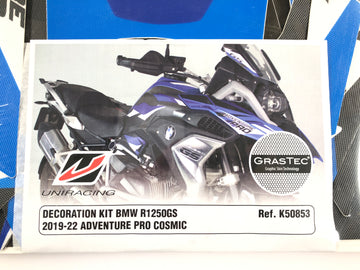 BMW R 1200 GS - decal set sticker kit adhesion set Adventure Pro Cosmic