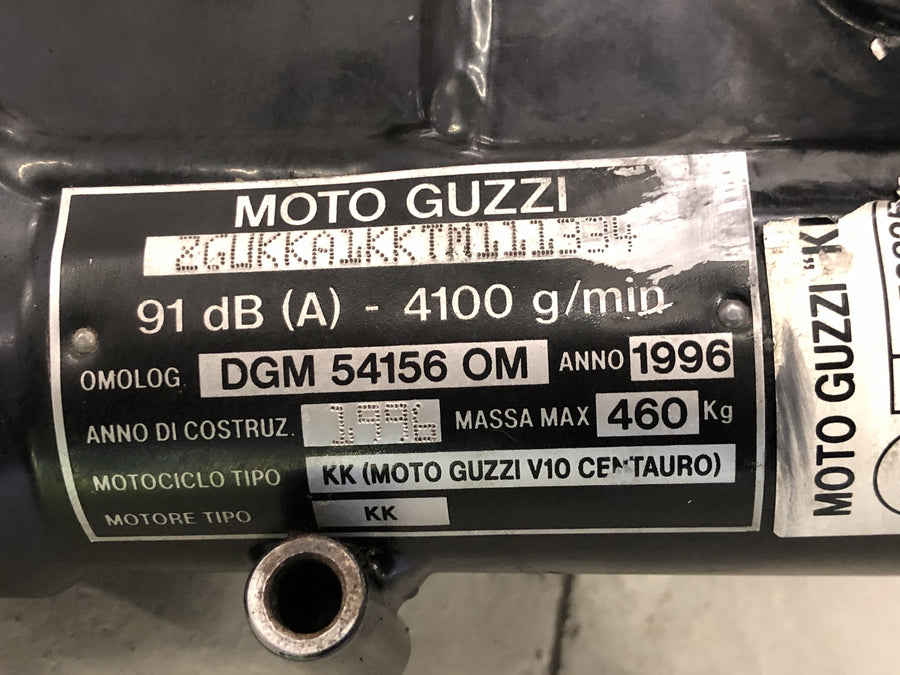 Moto Guzzi V10 Centauro [1998] - Frame with papers main frame