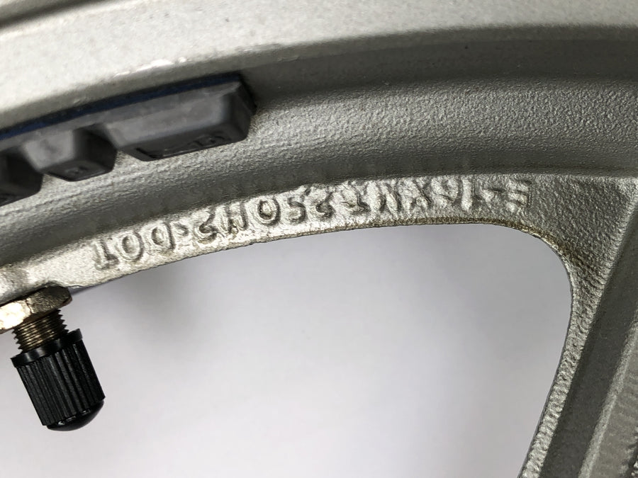 Moto Guzzi V65 Custom [1985] - rear wheel rim complete aluminum rim 2.50 c 16 inches