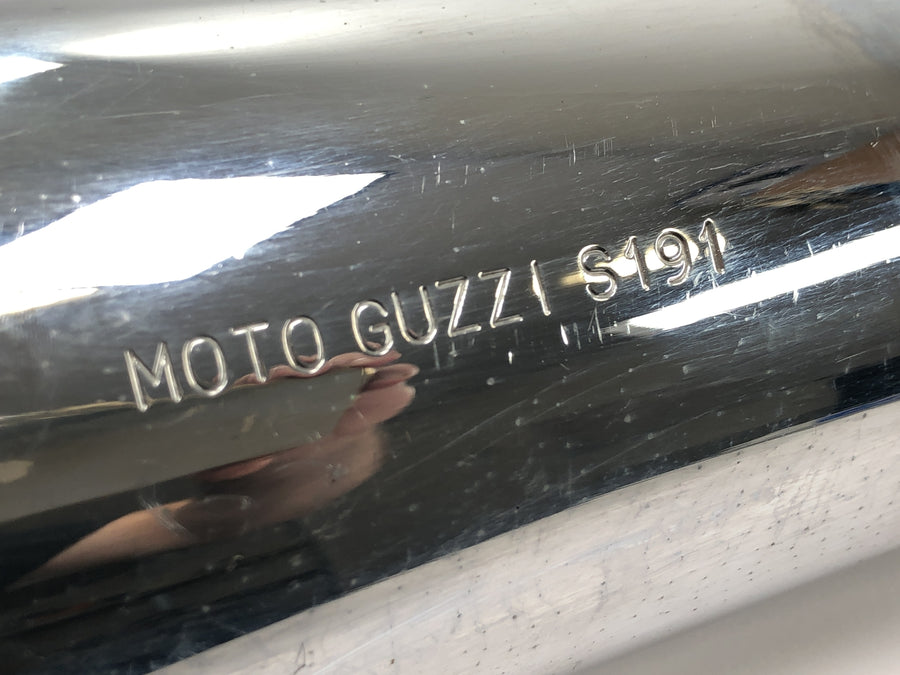 Moto Guzzi V65 Custom [1985] - Exhaust silencer end pot chrome right