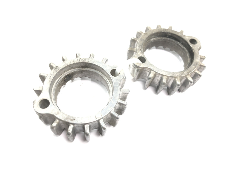Kawasaki W 650 EJ650A [1999] - Exhaust mounting manifold mounting pair