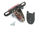 Kawasaki W 650 EJ650A [1999] - taillight taillight brake light with holder chrome not original-4