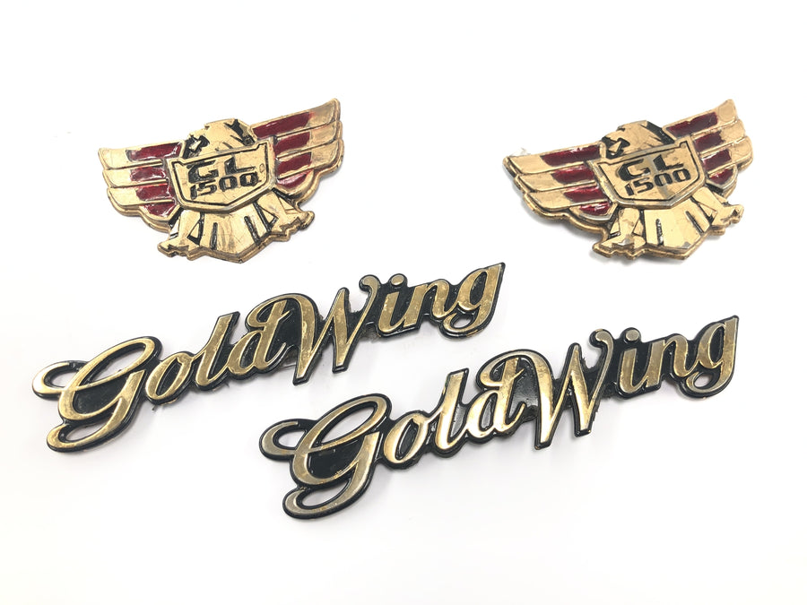 Honda GL 1500 Goldwing SC22 [1993] - emblem lettering GoldWing logo badge set