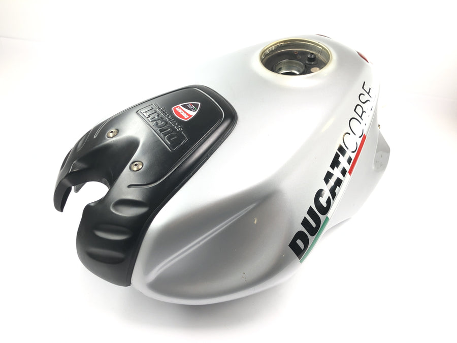 Ducati ST3 S3 [2004] - Tank fuel tank silver petrol tank tank container