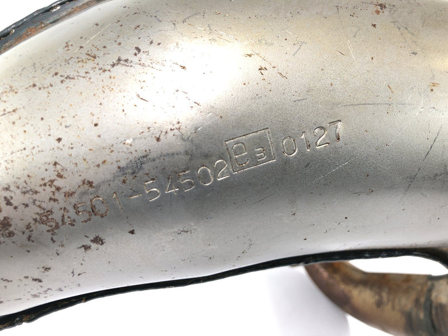 Yamaha DT 125 R DE03 [2000] - Exhaust system Giannelli exhaust manifold rear silencer end pot