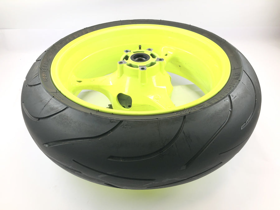 Suzuki GSX R 1000 WVB6 K6 [2006] - rear wheel rim neon yellow 6.00 x 17"