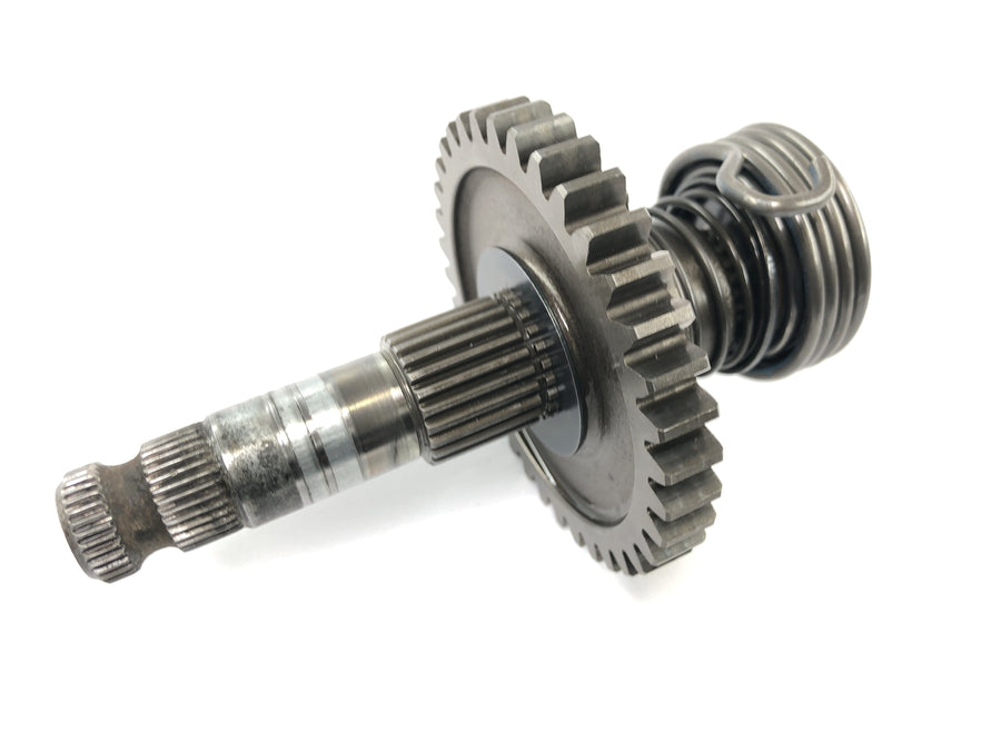 Honda XR 600 R PE04 [1992] - Kickstarter shaft kickstart axle gear return spring
