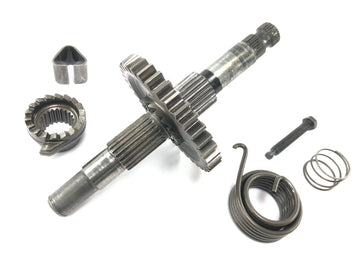 Honda XL 250 R MD03 [1993] - Kickstarter shaft Kickstart shaft with gear return spring - 0