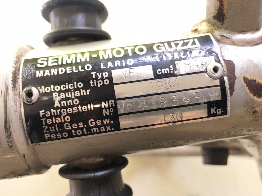 Moto Guzzi 850 Le Mans 3 VF [1986] - frame with papers