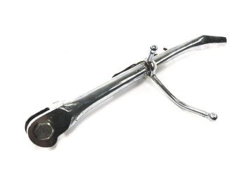 Triumph Speedmaster 900 [2003] - Side stand with spring Stand side support foldable chrome-plated - 0