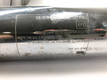Triumph Speedmaster 900 [2003] - Silencer right muffler exhaust muffler chrome right - 0