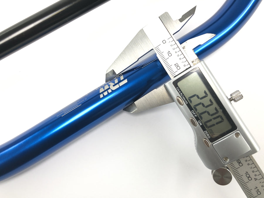 Yamaha DT 125 R DE03 [2000] - Handlebar cross bar aluminum blue reinforced cross brace