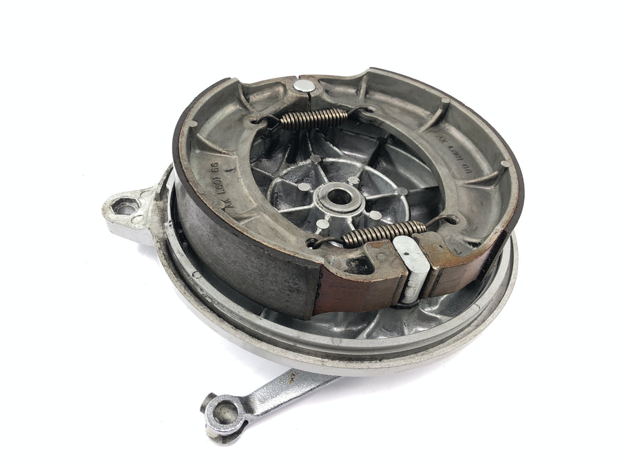 Yamaha XVS 650 4VR [1997] - Drum brake brake anchor plate with brake pads
