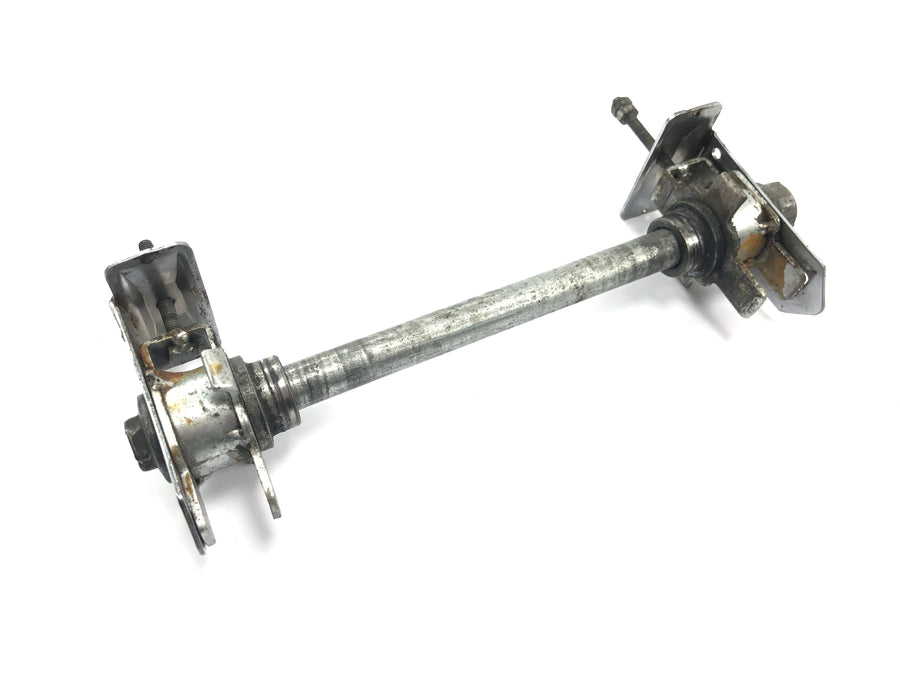 Honda NSR 125 JC20 [1991] - Rear axle thru axle with chain tensioner