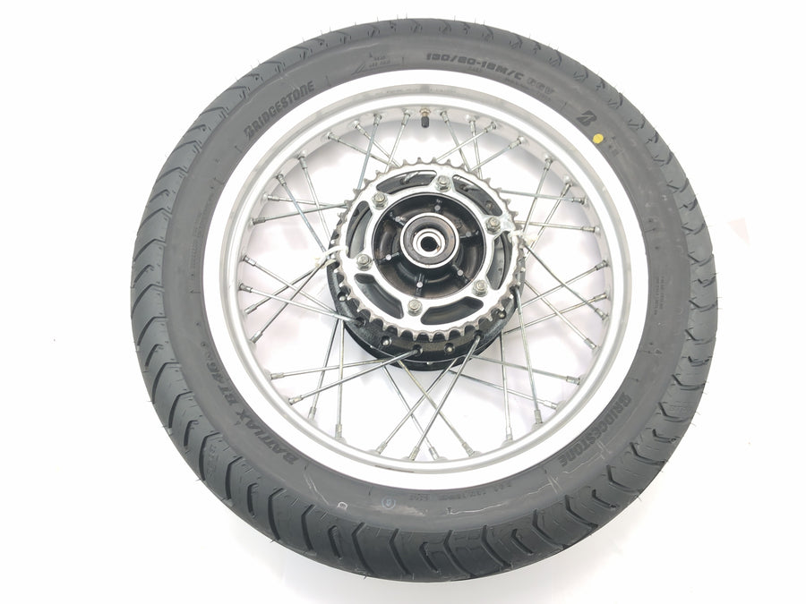 Kawasaki W 650 EJ650A [1999] - rear wheel rear wheel rim spoke wheel 2.75 x 18"
