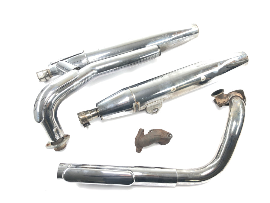 Yamaha XVS 650 4VR [1997] - Exhaust system, rear silencer, manifold complete