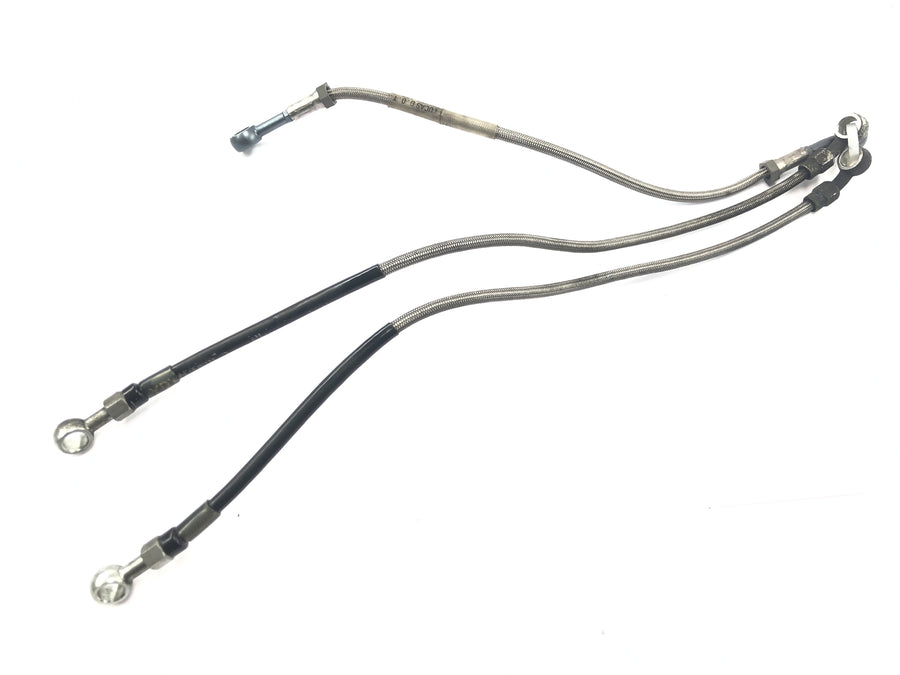 Triumph Daytona 1200 T300D [1994] - brake line set steel flex Lucas DOT front