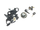 Kawasaki W 650 EJ650A [1999] - Lock set with fork bridge at the top, tank lock, ignition lock-3