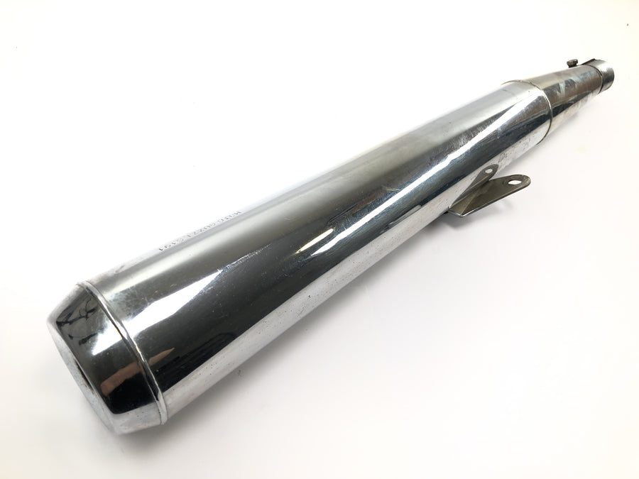 Moto Guzzi V65 Custom [1985] - Exhaust silencer end pot chrome left