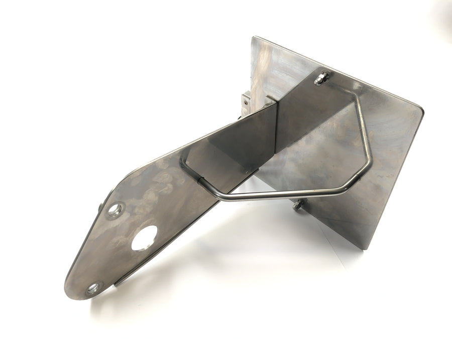 Yamaha XVS 650 4VR [1997] - License plate holder side license plate holder stainless steel