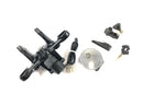 Kawasaki W 650 EJ650A [1999] - Lock set with fork bridge at the top, tank lock, ignition lock-2