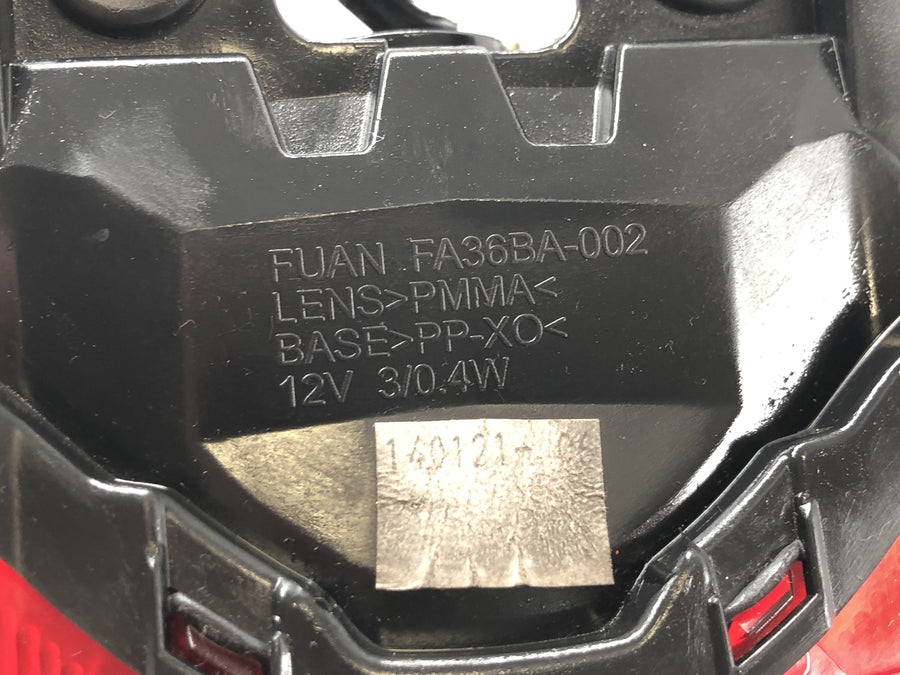 Yamaha MT07 RM04 [2014] - Tail light, brake light, rear light, rear lighting