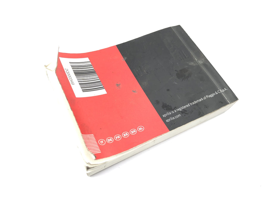 Aprilia SX 125 KX [2018] - User manual manual service booklet maintenance booklet