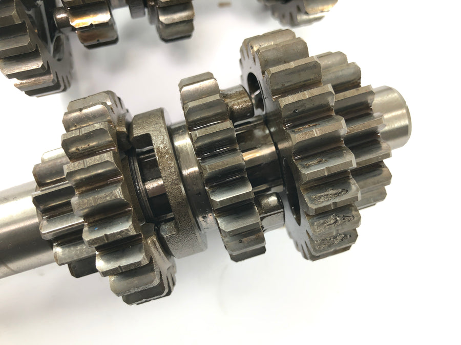 Yamaha TT 600 E 4GV [1995] - Gearbox with signs of wear Gear shafts