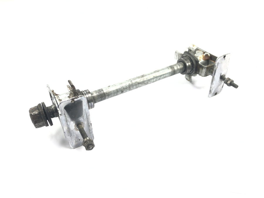 Honda NSR 125 JC20 [1991] - Rear axle thru axle with chain tensioner