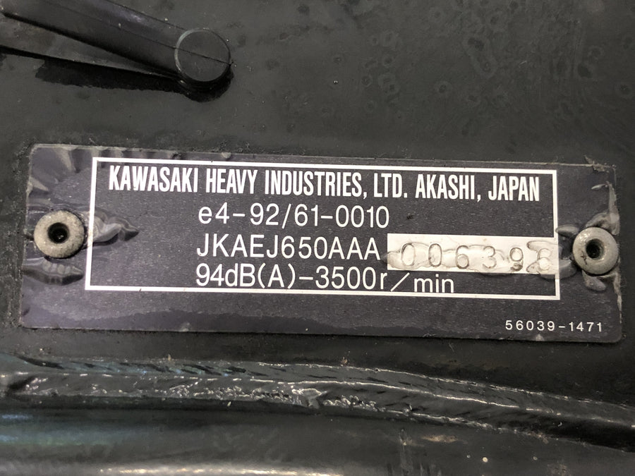 Kawasaki W 650 EJ650A [1999] - Frame with papers